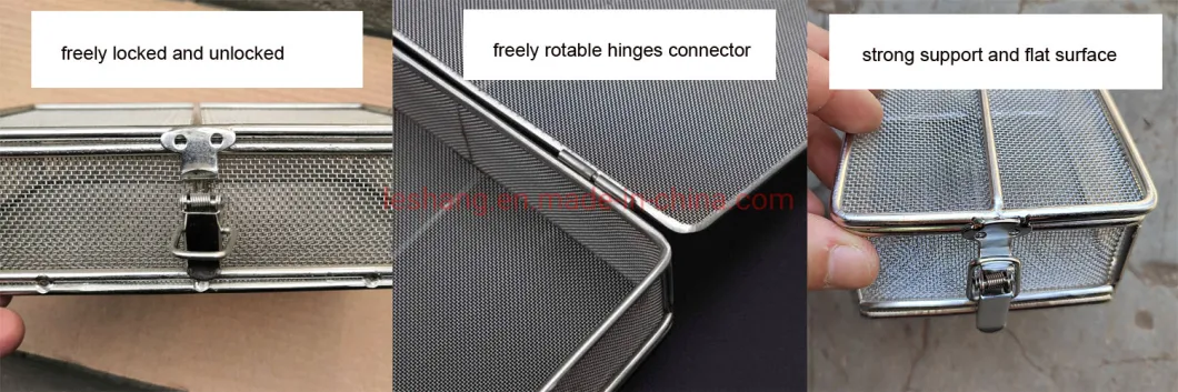 Customized Stainless Steel Woven Wire Mesh Basket