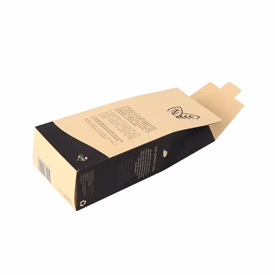 Caixa de embalagem de chá para impressão de papel com design colorido personalizado